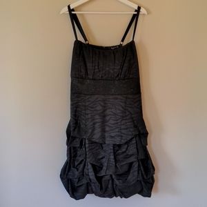 Sexy Ruby Rox Size 16 Black Zebra Dress